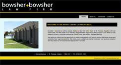 Desktop Screenshot of bowsherandbowsher.com